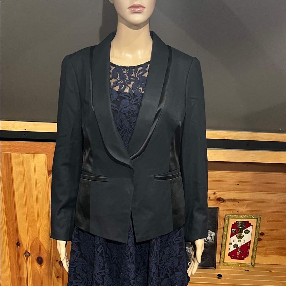 Elevenses Anthropologie Black Women's Blazer
